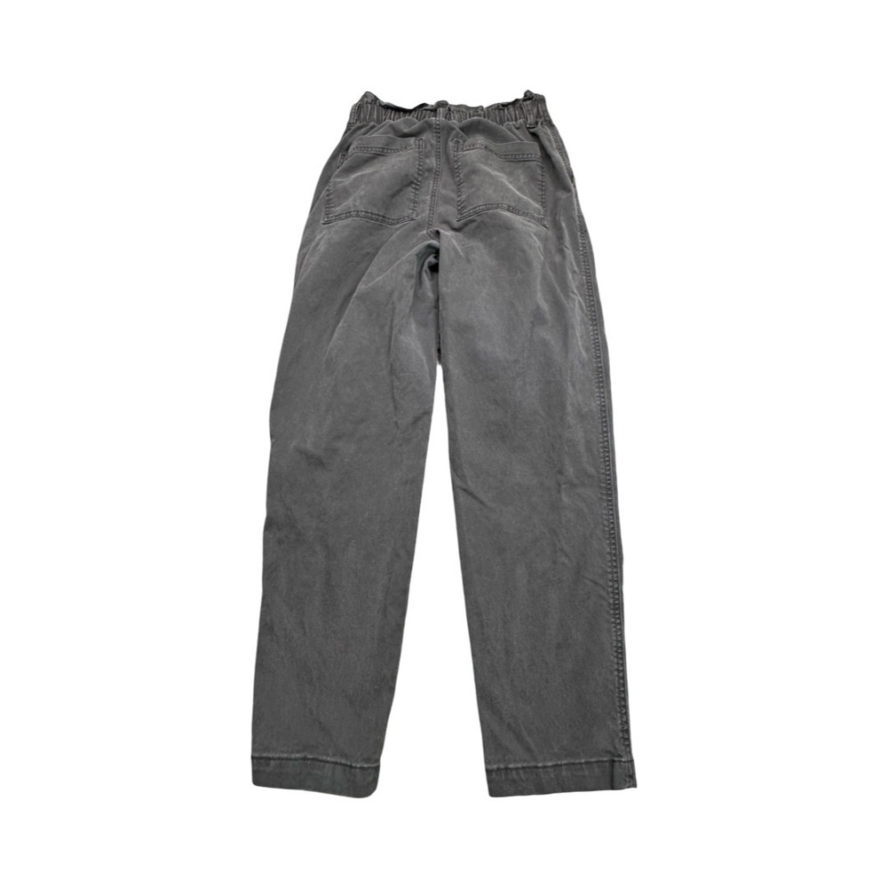 Universal Thread Pants Womens 4 Black Paperbag Waist Straight Leg High Rise - Picture 2 of 12